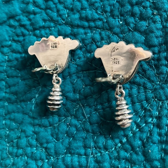 Zina Sterling Silver Clip Earrings - Picture 3 of 7